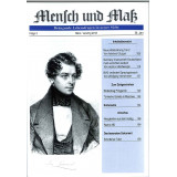 Mensch und Maß, 3/2018