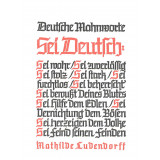 Ludendorff, Mathilde: Deutsche Mahnworte Postkarte