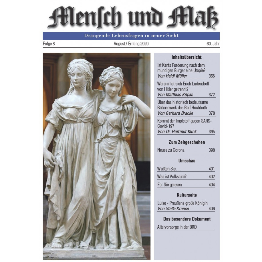 2020/08 Mensch und Maß Druckausgabe