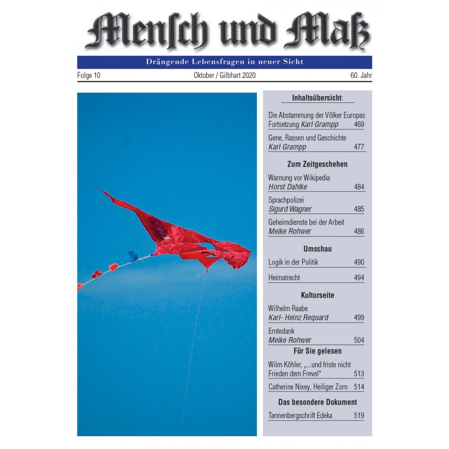 2020/10 Mensch und Maß Druckausgabe 2