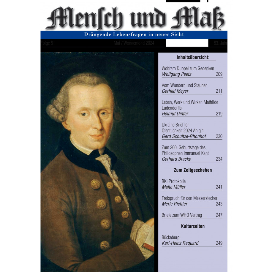 2024/05 Mensch und Maß Druckausgabe