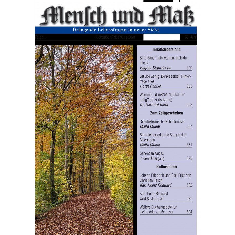 2024/11 Mensch und Maß Druckausgabe