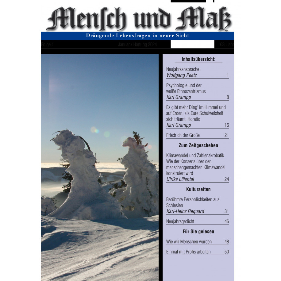 2025/01 Mensch und Maß Druckausgabe