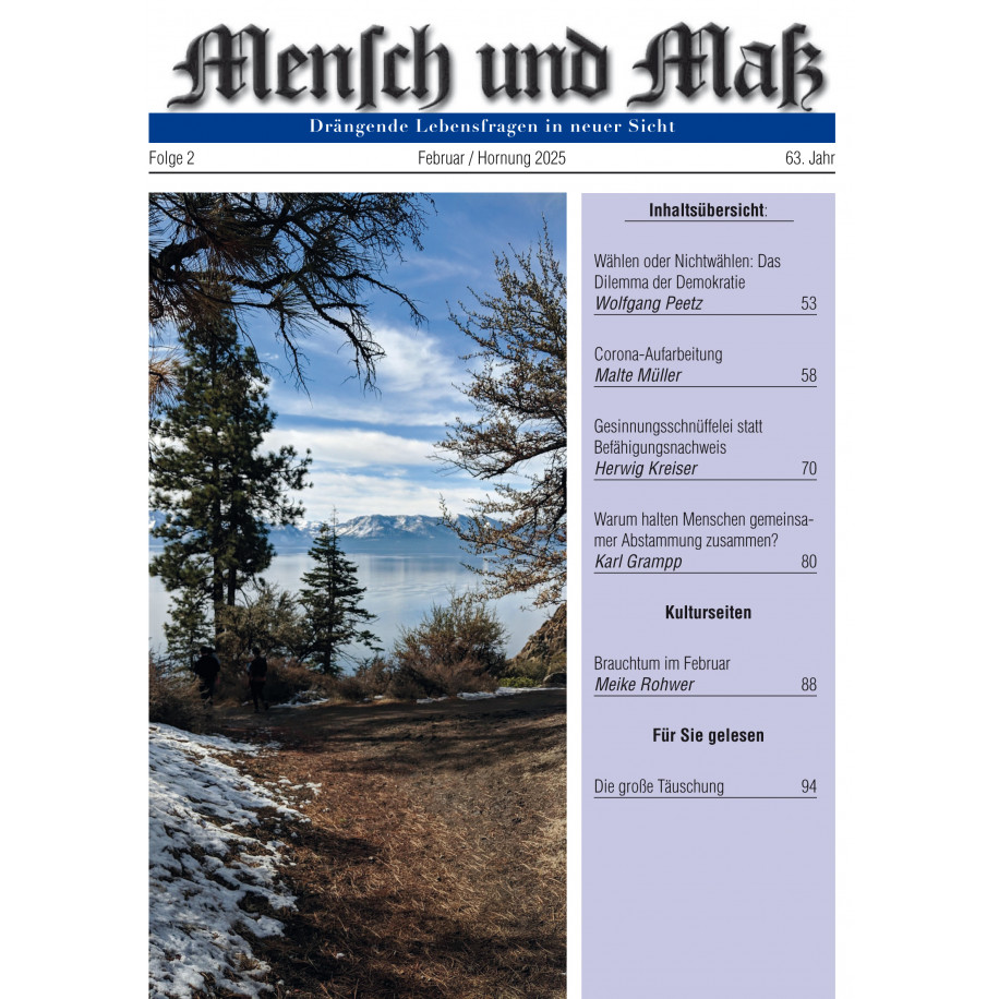 2025/02 Mensch und Maß Druckausgabe
