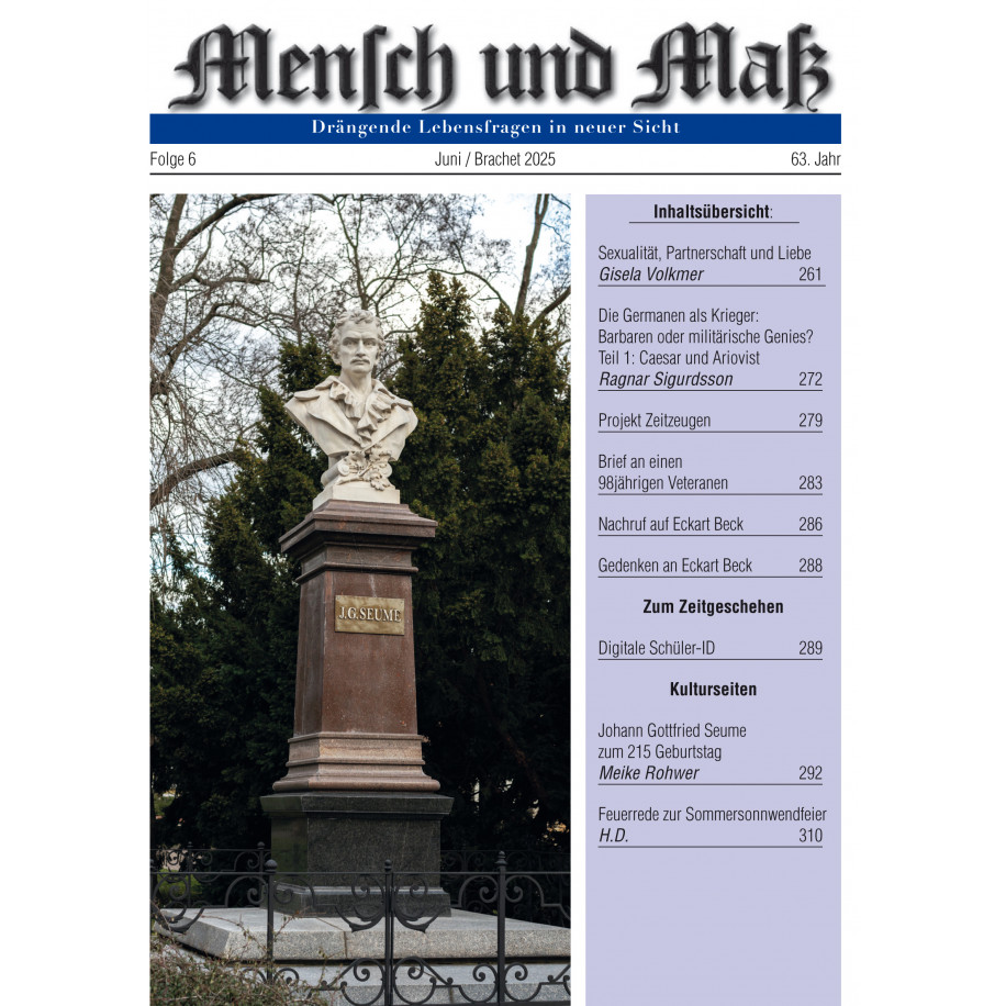 2025/06 Mensch und Maß Druckausgabe